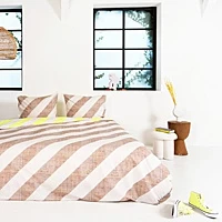 Dekbedovertrek SNURK Rotan Stripes Percal 200 X / 220 Cm 2 Persoons