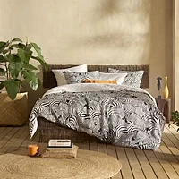 Dekbedovertrek De Witte Lietaer Zebra Eggshell Satijn 140 X 200 / 220 Cm 1 Persoons