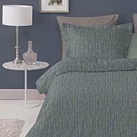 Dekbedovertrek Damai Flöde Steel Blue Percal 200 X / 220 Cm 2 Persoons