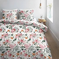 Dekbedovertrek Ambiante Ayana Multi Katoen 240 X 200 / 220 Cm Lits Jumeaux