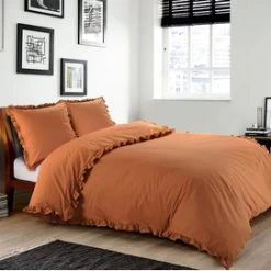 Dekbedovertrek Papillon Deauville Brown Roest 140 X 200 / 220 Cm 1 Persoons