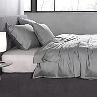 Zo!Home Satinado Dekbedovertrek 240 X 220 Cm Grijs ZOHS42-92-DBO 240 Satijn