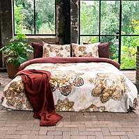 Dekbedovertrek Kayori Arya Naturel Satijn 260 X 200 / 220 Cm Extra Breed