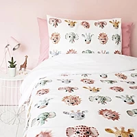 Dekbedovertrek Studio Ditte Wilde Dieren Lief Katoen 120 X 150 Cm Kinder