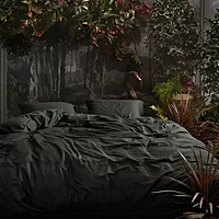 Essenza Minte Dekbedovertrek 200 X 220 Cm Antraciet