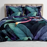 Heckett & Lane Byron Dekbedovertrek 140 X 200/220 Cm Donkergroen Groen