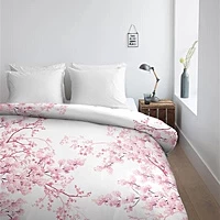 Dekbedovertrek Ambiante Springlight Pink Satijn 140 X 200 / 220 Cm 1 Persoons