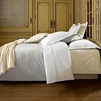 Dekbedovertrek De Witte Lietaer Bumblebee White Silver Percal 200 X / 220 Cm 2 Persoons