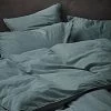 Dekbedovertrek Essenza Guy Sea Green Katoen 200 X / 220 Cm 2 Persoons