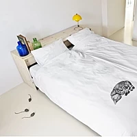 Dekbedovertrek SNURK Ollie Percal 240 X 200 / 220 Cm Lits Jumeaux