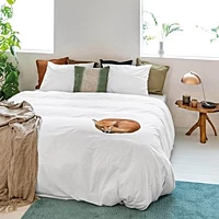 Dekbedovertrek SNURK Sleeping Fox Percal 140 X 200 / 220 Cm 1 Persoons