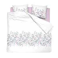 Dekbedovertrek Cinderella Isabella White Satijn 140 X 200 / 220 Cm 1 Persoons