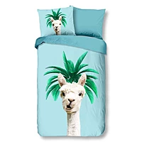 Dekbedovertrek Good Morning Pallama Blue Katoen 140 X 200 / 220 Cm 1 Persoons