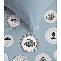 Dekbedovertrek Ambiante Bjarne Blue Grey Katoen 200 X / 220 Cm 2 Persoons 4 Dekbedovertrek Ambiante Bjarne Blue Grey Katoen 200 X / 220 Cm 2 Persoons - Afbeelding 4