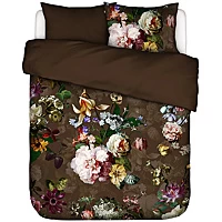 Dekbedovertrek Essenza Fleur Chocolate Satijn 140 X 200 / 220 Cm 1 Persoons 4 Dekbedovertrek Essenza Fleur Chocolate Satijn 140 X 200 / 220 Cm 1 Persoons - Afbeelding 4