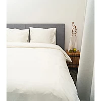 Dekbedovertrek Kayori Shizu Offwhite Satijn 140 X 200 / 220 Cm 1 Persoons