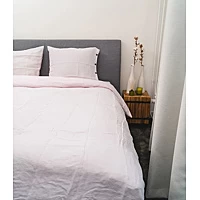 Dekbedovertrek Kayori Nikko Zachtroze Linnen 260 X 200 / 220 Cm Extra Breed