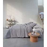 Vtwonen Comfy Stripe Dekbedovertrek 140 X 220 Cm Grijs