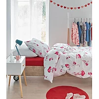 Dekbedovertrek Beddinghouse Kids Love It Pink Katoen 140 X 200 / 220 Cm 1 Persoons