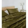 Dekbedovertrek Beddinghouse Conscious Olijfgroen Satijn_Bamboe 200 X / 220 Cm 2 Persoons
