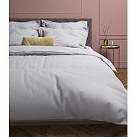 OUTLET: Heckett Lane Dekbedovertrek Punto Katoen Grijs 260x240 Cm Dekbedovertreksets NADUVI
