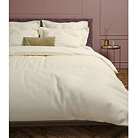 OUTLET: Heckett Lane Dekbedovertrek Punto Katoen Wit 260x200 Cm Dekbedovertreksets NADUVI REFS611-33-DBO 200 Satijn Crème