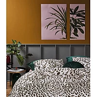 Dekbedovertrek At Home By Beddinghouse Touching Zwart Wit Katoen 240 X 200 / 220 Cm Lits Jumeaux