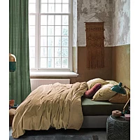 Dekbedovertrek At Home By Beddinghouse Tender Donker Zand Katoen 200 X / 220 Cm 2 Persoons