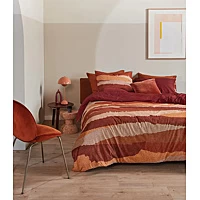 Dekbedovertrek Beddinghouse William Rood Katoen 200 X / 220 Cm 2 Persoons