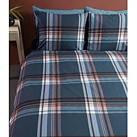 Dekbedovertrek Beddinghouse Duke Blauw Katoen 200 X / 220 Cm 2 Persoons 3 Dekbedovertrek Beddinghouse Duke Blauw Katoen 200 X / 220 Cm 2 Persoons - Afbeelding 3