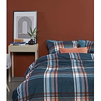 Dekbedovertrek Beddinghouse Duke Blauw Katoen 200 X / 220 Cm 2 Persoons