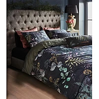 Dekbedovertrek Rivièra Maison Fern Forest Zwart Katoen 260 X 200 / 220 Cm Extra Breed