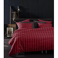 Dekbedovertrek Damai Timber Red Flanel 260 X 200 / 220 Cm Extra Breed