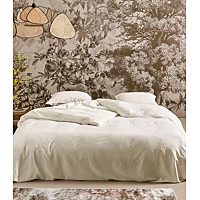 Dekbedovertrek Essenza Minte Oyster Satijn 240 X 200 / 220 Cm Lits Jumeaux