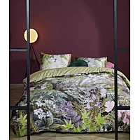 Dekbedovertrek Beddinghouse Charming Groen Satijn 140 X 200 / 220 Cm 1 Persoons