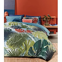 Dekbedovertrek Beddinghouse Paper Leaves Multi Katoen 200 X / 220 Cm 2 Persoons