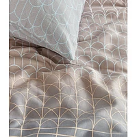 Dekbedovertrek Beddinghouse Gillian Blauw Grijs Satijn 140 X 200 / 220 Cm 1 Persoons 5 Dekbedovertrek Beddinghouse Gillian Blauw Grijs Satijn 140 X 200 / 220 Cm 1 Persoons - Afbeelding 5