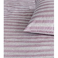 Dekbedovertrek Ariadne At Home Knit Stripes Lila Katoen 200 X / 220 Cm 2 Persoons 4 Dekbedovertrek Ariadne At Home Knit Stripes Lila Katoen 200 X / 220 Cm 2 Persoons - Afbeelding 4