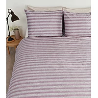 Dekbedovertrek Ariadne At Home Knit Stripes Lila Katoen 200 X / 220 Cm 2 Persoons 3 Dekbedovertrek Ariadne At Home Knit Stripes Lila Katoen 200 X / 220 Cm 2 Persoons - Afbeelding 3