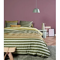 Dekbedovertrek Beddinghouse Misha Groen Satijn 260 X 200 / 220 Cm Extra Breed