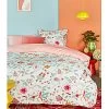 Dekbedovertrek Oilily Flower Beauty Roze Satijn 140 X 200 / 220 Cm 1 Persoons