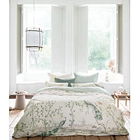 Dekbedovertrek Pip Studio Okinawa Wit Percal 140 X 200 / 220 Cm 1 Persoons