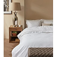 Rivièra Maison Dekbedovertrek Retreat Wit 140x200/220 Cm