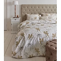 Dekbedovertrek Riviera Maison Palm Parade Zand Katoen 200 X / 220 Cm 2 Persoons