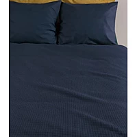 Dekbedovertrek At Home By Beddinghouse Relax Donker Blauw Katoen 140 X 200 / 220 Cm 1 Persoons 3 Dekbedovertrek At Home By Beddinghouse Relax Donker Blauw Katoen 140 X 200 / 220 Cm 1 Persoons - Afbeelding 3