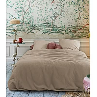 Dekbedovertrek At Home By Beddinghouse Relax Taupe Katoen 140 X 200 / 220 Cm 1 Persoons