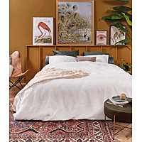 Dekbedovertrek At Home By Beddinghouse Relax Wit Katoen 200 X / 220 Cm 2 Persoons