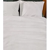 Dekbedovertrek At Home By Beddinghouse Relax Wit Katoen 240 X 200 / 220 Cm Lits Jumeaux 3 Dekbedovertrek At Home By Beddinghouse Relax Wit Katoen 240 X 200 / 220 Cm Lits Jumeaux - Afbeelding 3