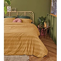 Dekbedovertrek At Home By Beddinghouse Soft Shine Geel Velvet 240 X 200 / 220 Cm Lits Jumeaux