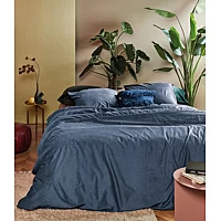 Dekbedovertrek At Home By Beddinghouse Cosy Corduroy Blauw Katoen 200 X / 220 Cm 2 Persoons